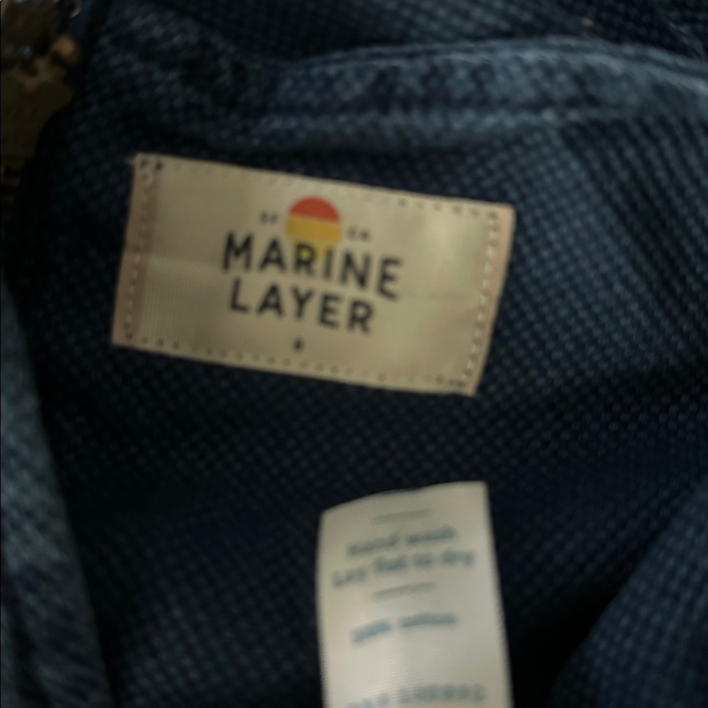 Marine Layer Deep Blue Jumpsuit - Picture 11 of 11